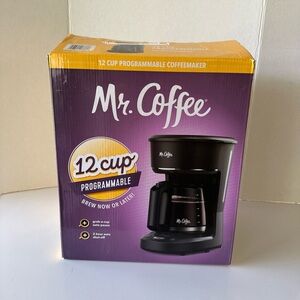 Mr. Coffee 12-Cup Programmable Coffee Maker - Black